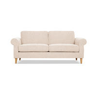 2-SITZER-SOFA NAOMI in Creme  - Creme, Design, Textil (194/82/91cm) - Livetastic
