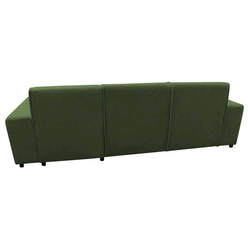 Thumbnail - Mid.you Ecksofa Classic, Grün, Textil, 3-Sitzer, Füllung: Schaumstoff, 270x175 cm, Made in EU, Wohnzimmer, Sofas & Couch...