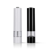ELEKTR. SALZ-/PFEFFERMÜHLE GOURMETmaxx  - Transparent/Schwarz, Basics, Keramik/Kunststoff (5,2/22,5cm) - GOURMETMAXX