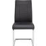 SCHWINGSTUHL Lederlook Grau, Schwarz - Chromfarben/Schwarz, Design, Textil/Metall (43/98/60cm) - Carryhome