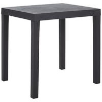 ZAHRADNÍ STŮL, plast, 78/65/72 cm - antracitová, Basics, plast (78/65/72cm)