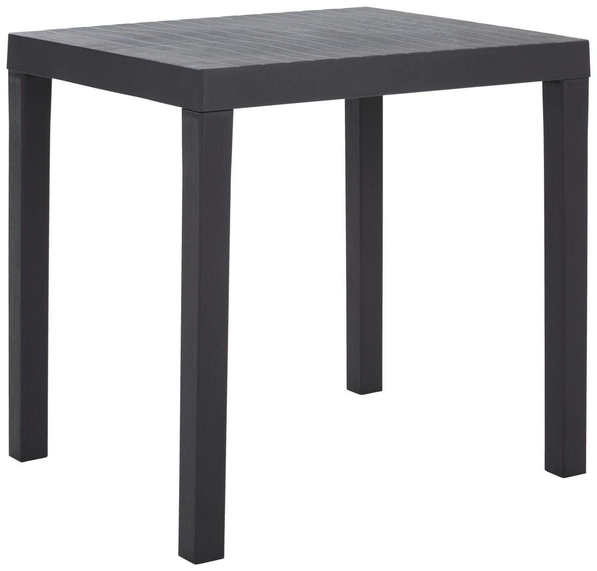 ZAHRADNÍ STŮL, plast, 78/65/72 cm - antracitová, Basics, plast (78/65/72cm)