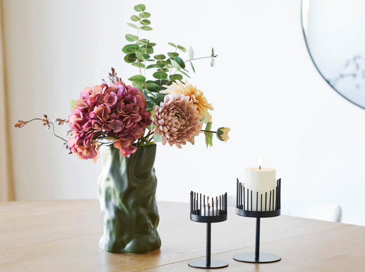 VASE Vase  - Dunkelgrün, Basics, Keramik (15/25,5cm)