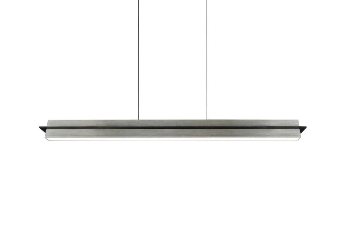 LED-PENDELLEUCHTE Emerson 95/9/150 cm   - Nickelfarben, Design, Metall (95/9/150cm) - Trio Leuchten