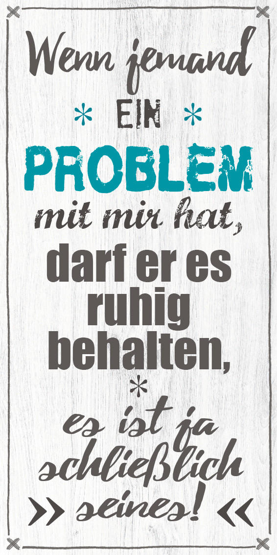 DEKOPANEEL Text  - Multicolor, KONVENTIONELL (20/40/0,3cm) - Euroart