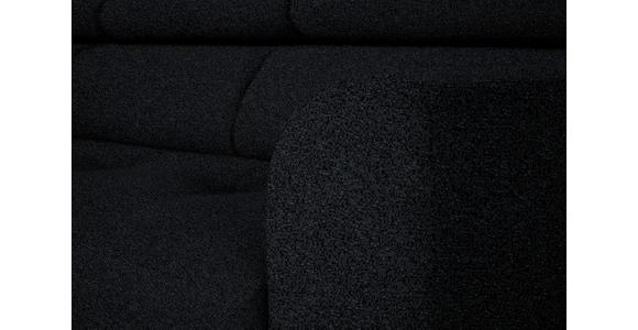 ECKSOFA in Chenille Anthrazit 205/280 cm - Anthrazit/Schwarz, Design, Textil/Metall (205/280cm) - Xora