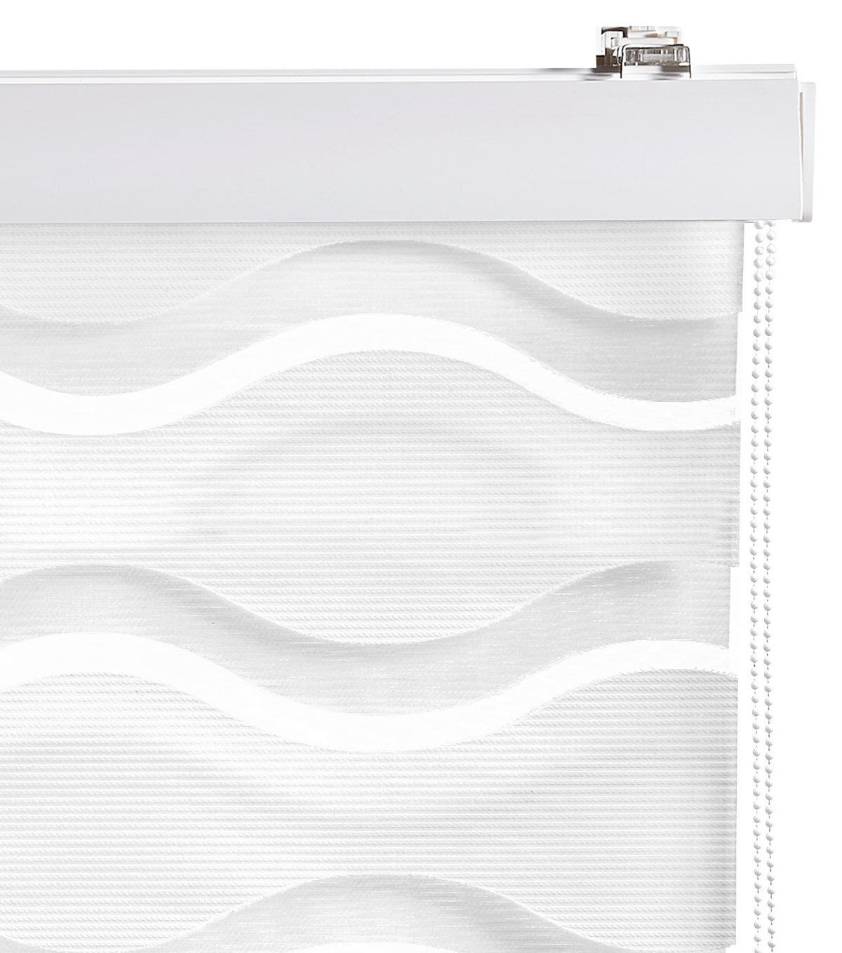 DUPLA ROLÓ 80/160 cm  - fehér, Basics, textil (80/160cm) - Homeware