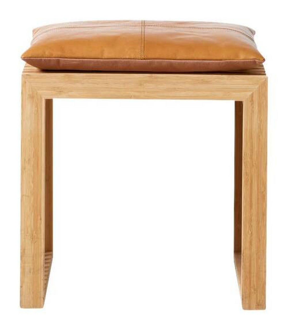 BANKAUFLAGE in  - Braun, Design, Leder (45/3/35cm) - MID.YOU