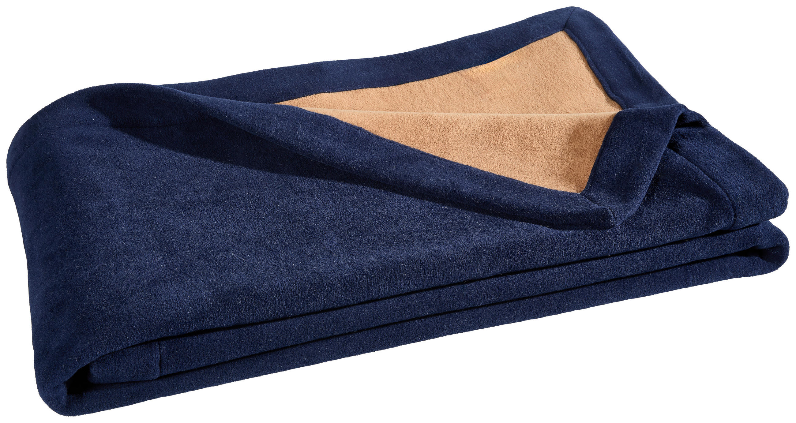 WOHNDECKE 150/200 cm  - Blau/Goldfarben, Textil (150/200cm) - Dieter Knoll