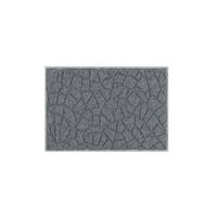 BADEMATTE Anthrazit 60/90 cm  - Anthrazit, Basics, Kunststoff/Textil (60/90cm) - Grund