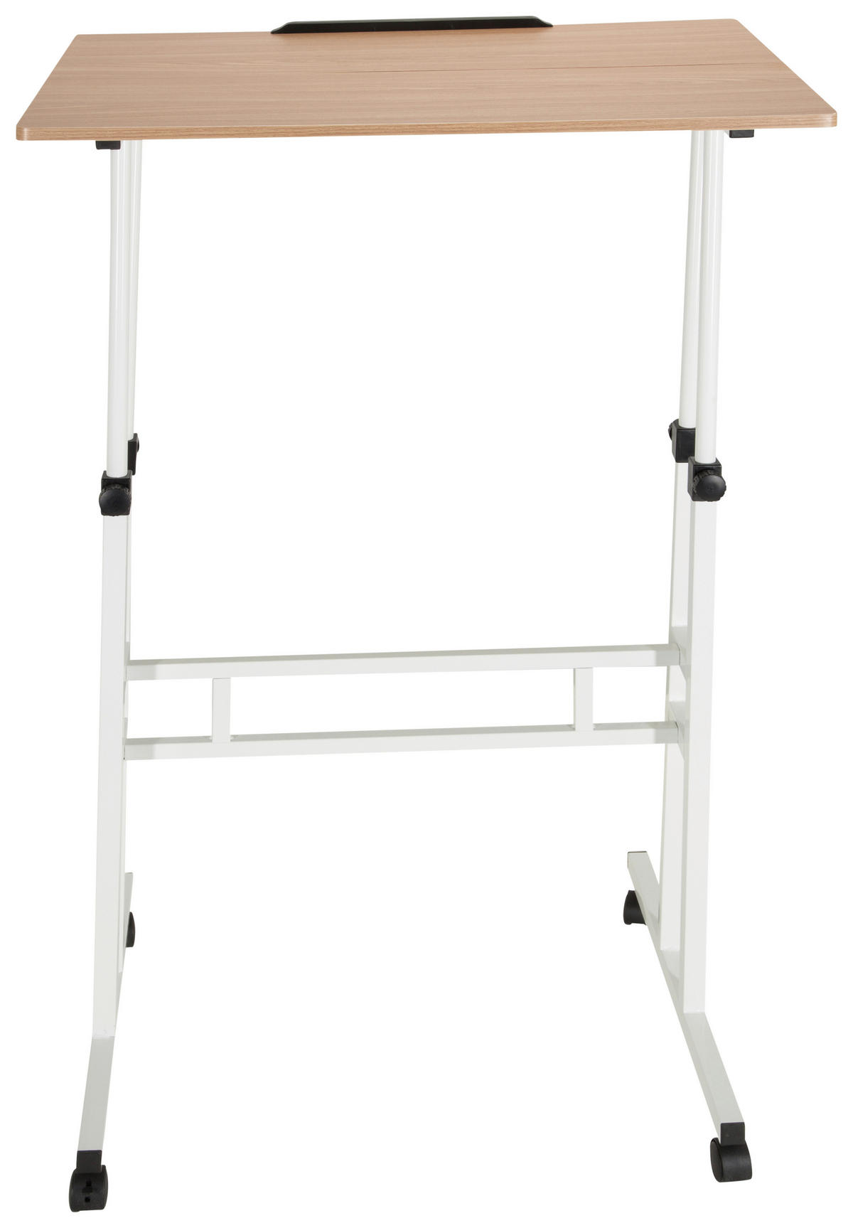 SCHREIBTISCH  in Weiß, Eichefarben  - Eichefarben/Weiß, Basics, Holzwerkstoff/Kunststoff (120/82-128/60cm) - MID.YOU