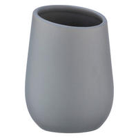 ZAHNPUTZBECHER BADI  - Grau, Basics, Keramik (8/11cm) - Wenko