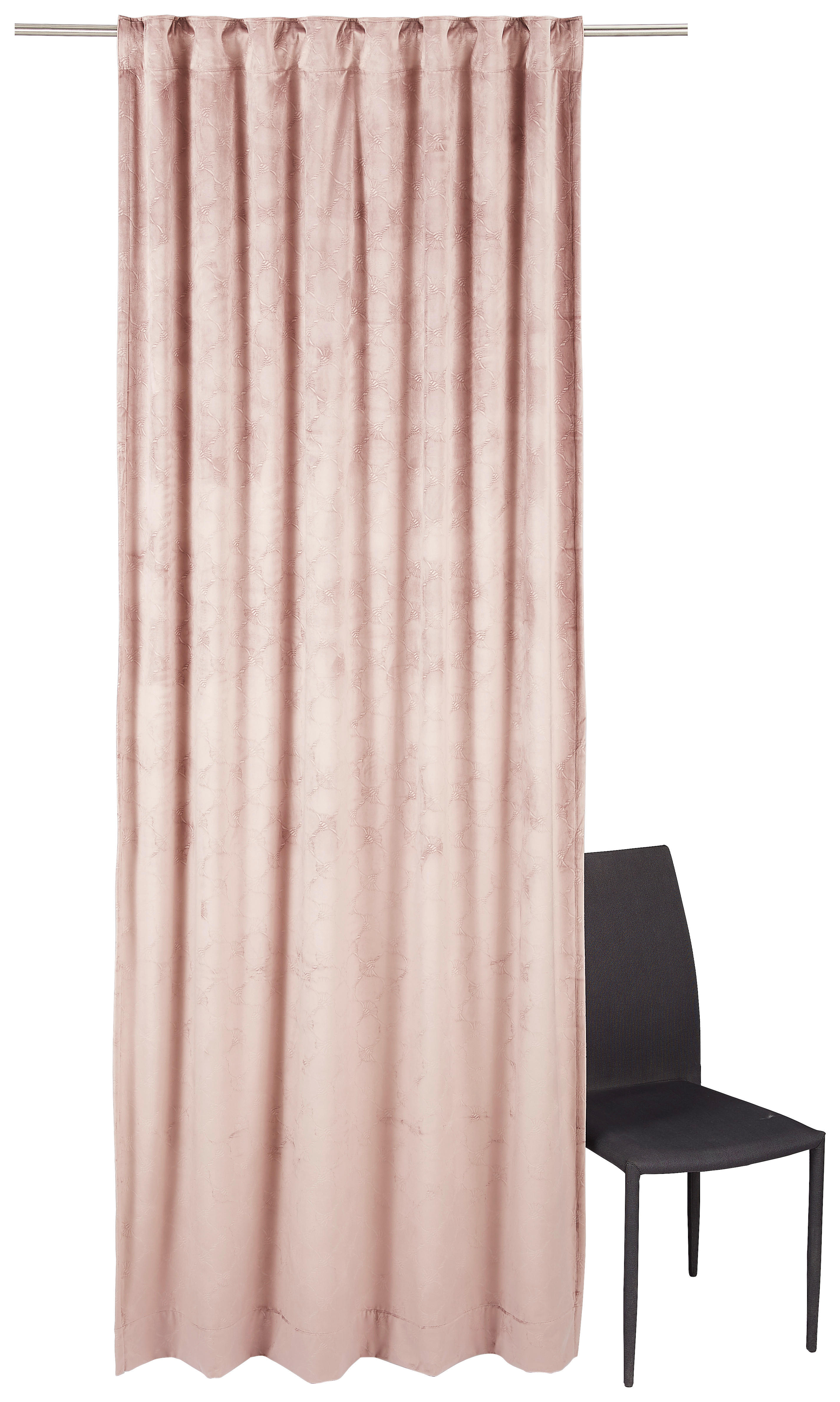 Vorhang Faltenband Gardine Store Schal Blickdicht schwere Qualität 135/245 Braun 