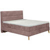 BOXSPRINGBETT 180/200 cm  in Altrosa  - Eichefarben/Altrosa, Konventionell, Holz/Textil (180/200cm) - Carryhome