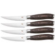 STEAKMESSERSET  - Edelstahlfarben, KONVENTIONELL, Holzwerkstoff/Metall - Homeware Profession.