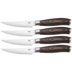 STEAKMESSERSET  - Edelstahlfarben, KONVENTIONELL, Holzwerkstoff/Metall - Homeware Profession.