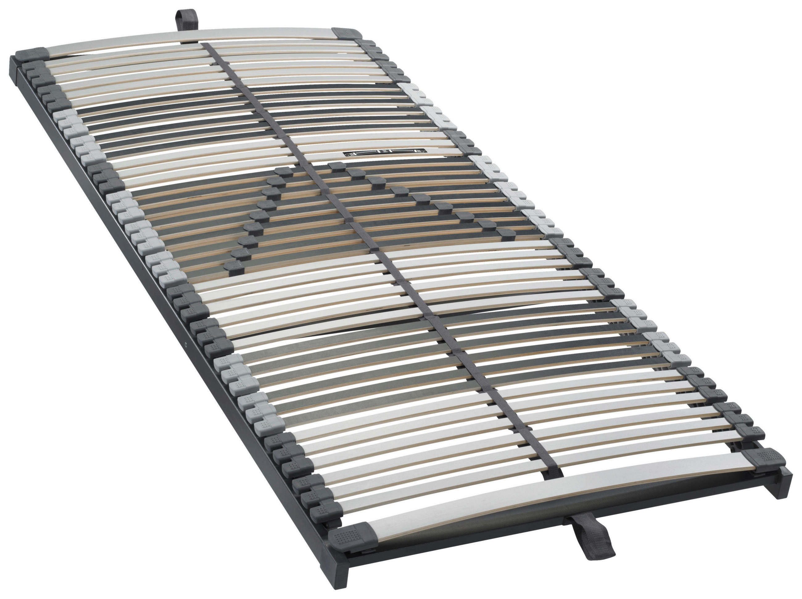 LATTENROST 90/200 cm Birke  - Anthrazit/Beige, Basics, Holz (90/200cm) - Novel