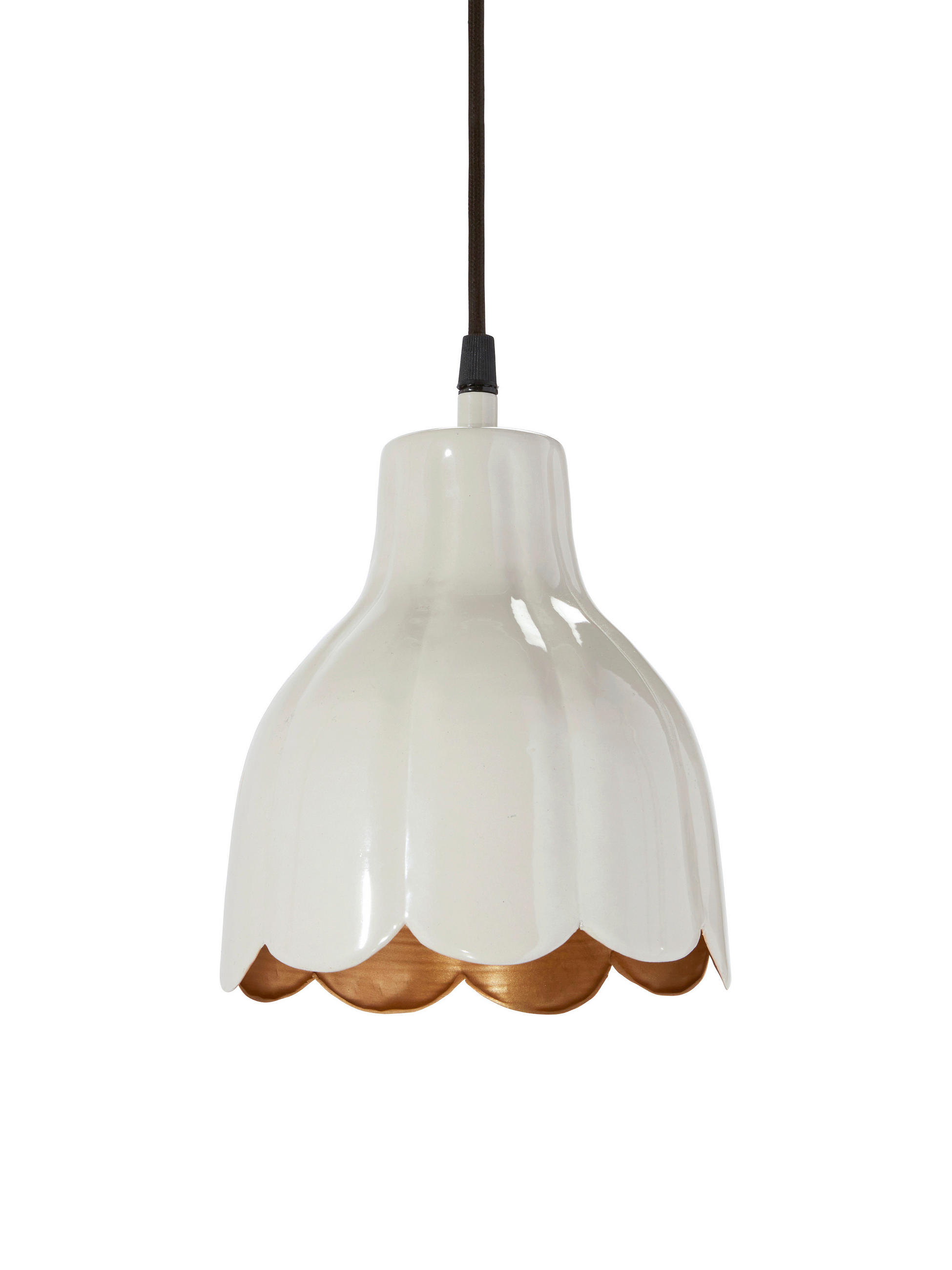 HÄNGELEUCHTE PR Home Tulippa 17/20/17 cm   - Beige, KONVENTIONELL, Metall (17/20/17cm)