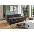 SCHLAFSOFA  mit Mikrofaser Anthrazit  - Anthrazit/Schwarz, KONVENTIONELL, Kunststoff/Textil (202/90/97cm) - Carryhome