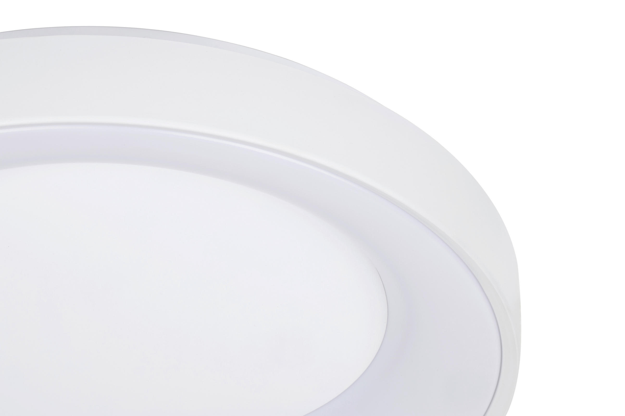 STROPNA LED-SVETILKA   40 W/4300 lm/2700-6500 K/220-240 V/ - bela, Basics, kovina/umetna masa (50/8,5cm) - Novel