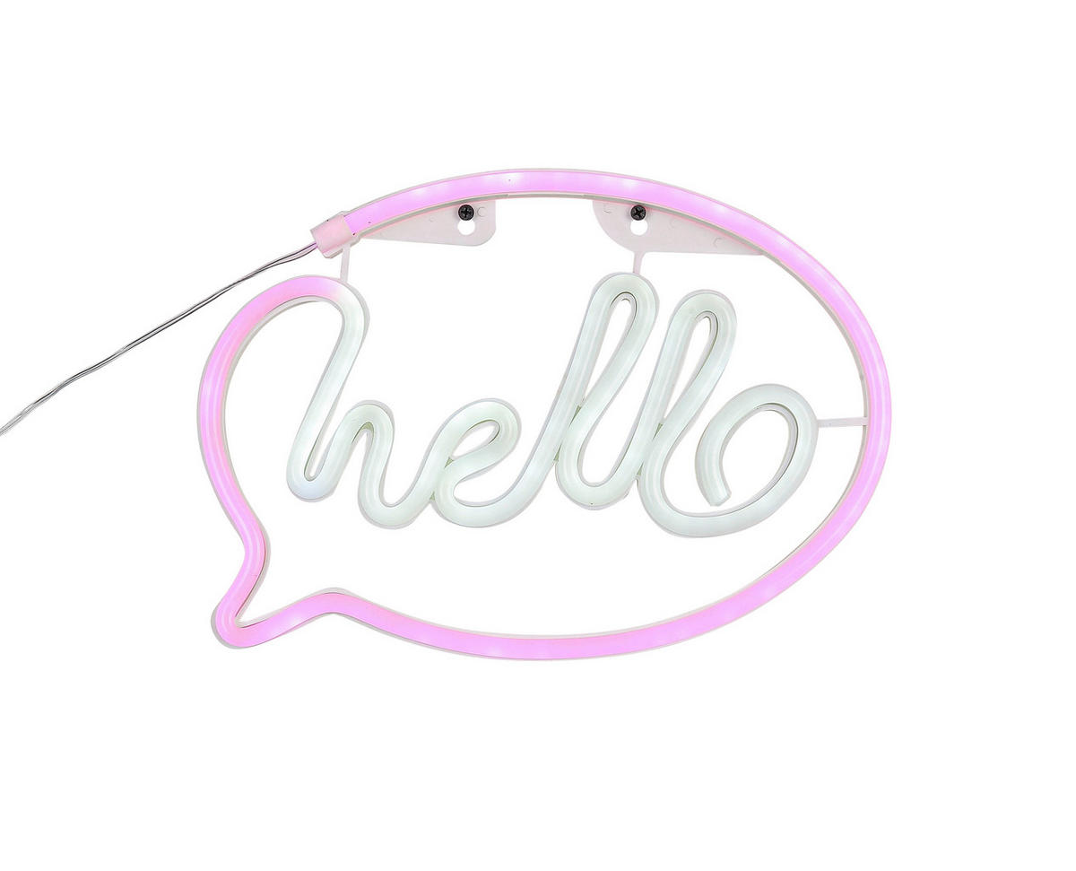 LED FALILÁMPA - áttetsző/fehér, Trend, műanyag (29,7/21/1,7cm) - Boxxx