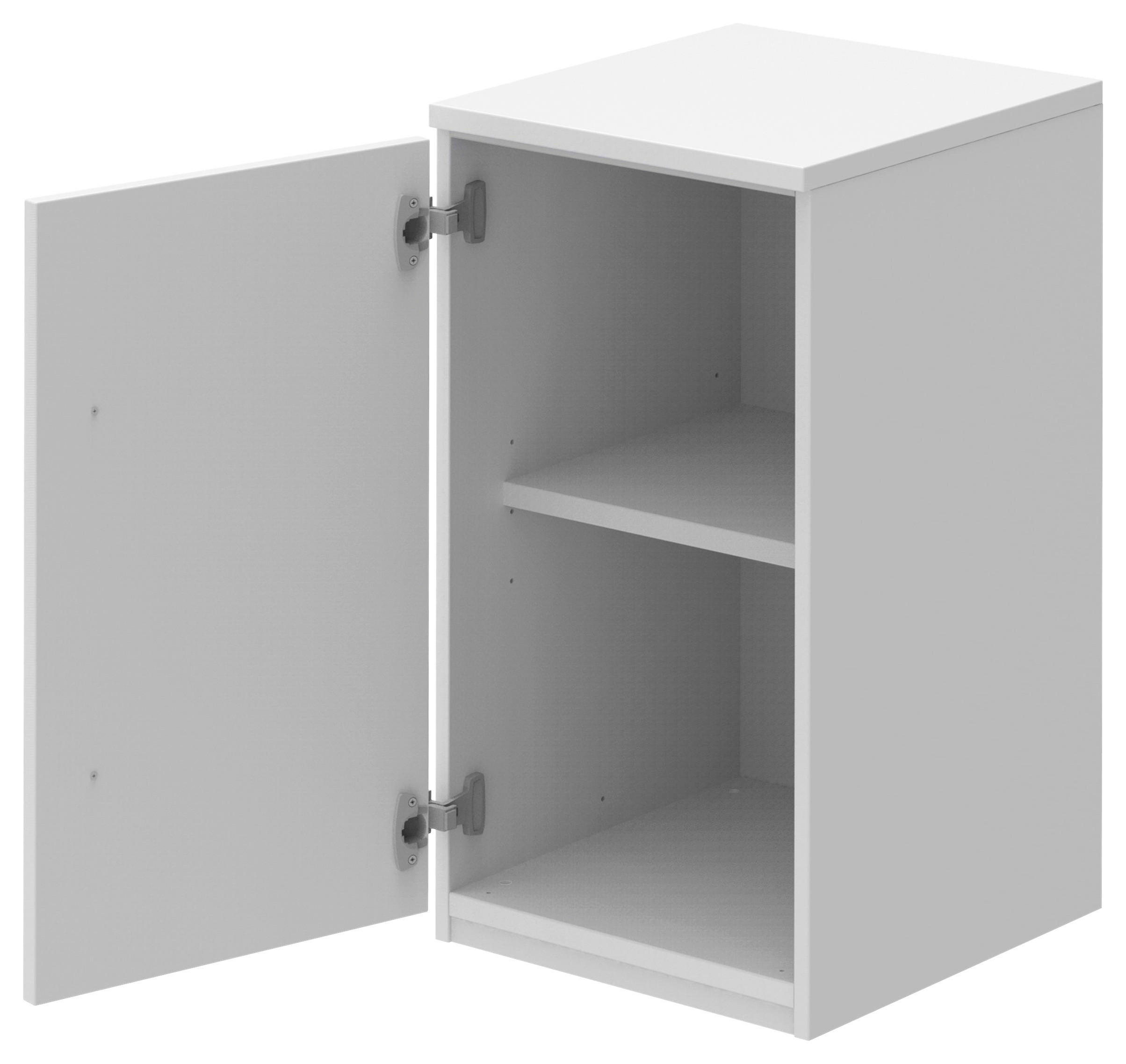 AKTENSCHRANK 40/76,5/43 cm  - Weiss, Konventionell, Holzwerkstoff (40/76,5/43cm) - Moderano