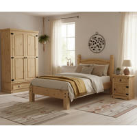 BETT 90/200 cm  in Naturfarben, Honig  - Naturfarben/Honig, Natur, Holz (90/200cm) - Livetastic