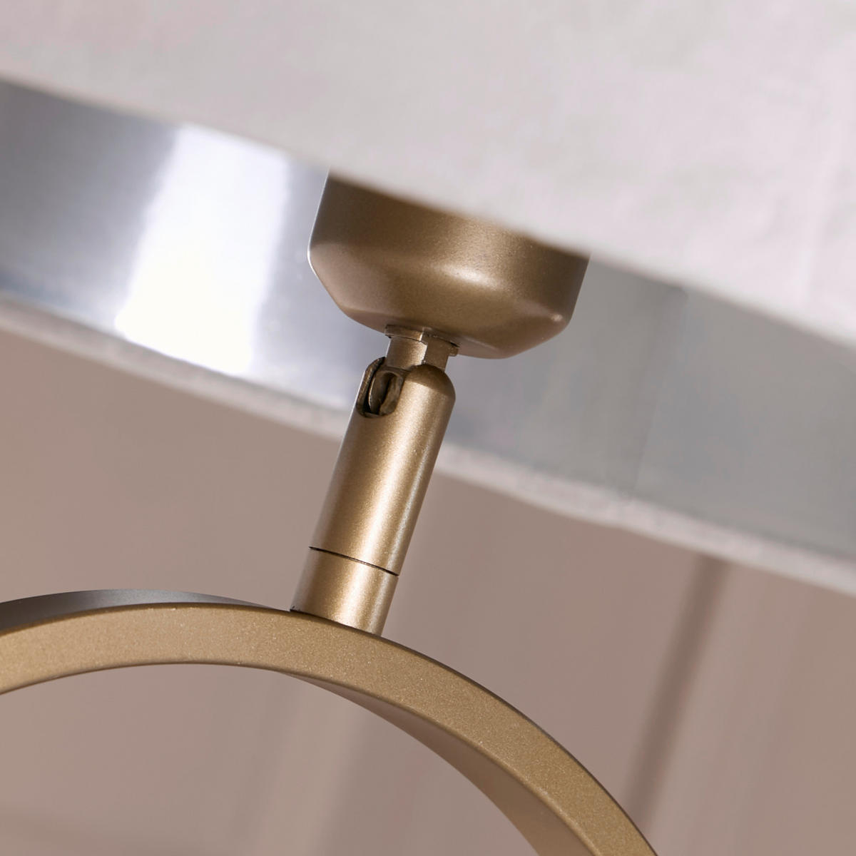 STEHLEUCHTE Modish 50/50/164 cm  - Schwarz/Bronzefarben, Design, Metall (50/50/164cm)