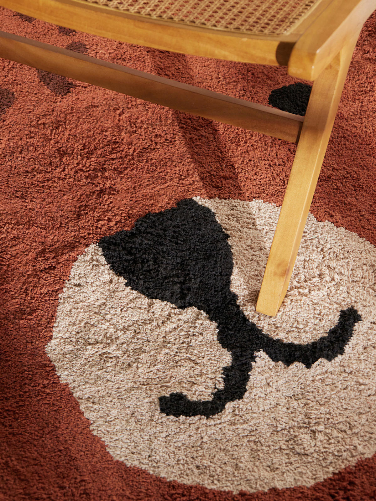 KINDERTEPPICH 120/149 cm Snuggle Benni Bär  - Multicolor/Braun, Basics, Kunststoff/Textil (120/149cm) - Hanse Home
