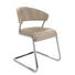 SCHWINGSTUHL in Metall, Leder Chromfarben, Sandfarben - Sandfarben/Chromfarben, MODERN, Leder/Metall (52,5/86/60cm) SCHWINGSTUHL in Metall, Leder Chromfarben, Sandfarben - Sandfarben/Chromfarben, MODERN, Leder/Metall (52,5/86/60cm)