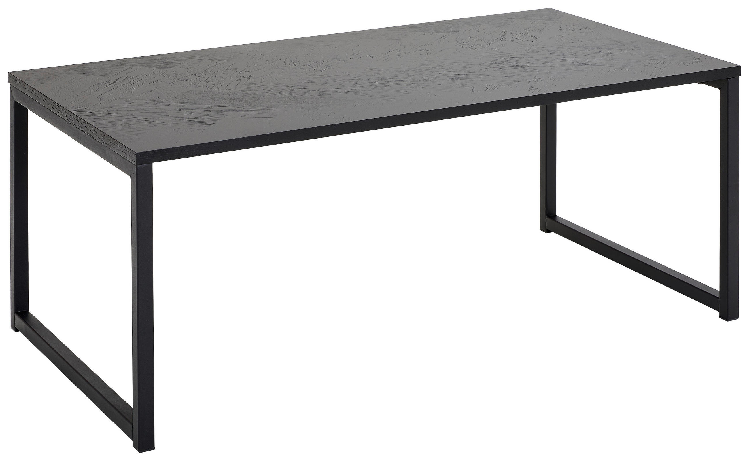 MĂSUȚĂ DE CAFEA - negru, Modern, metal/material pe bază de lemn (110/45/60cm) - MID.YOU
