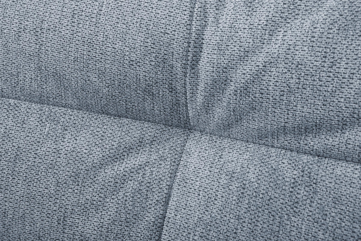 HÖRNSOFFA i flatväv blå  - blå/svart, Klassisk, metall/textil (294/176cm) - MID.YOU