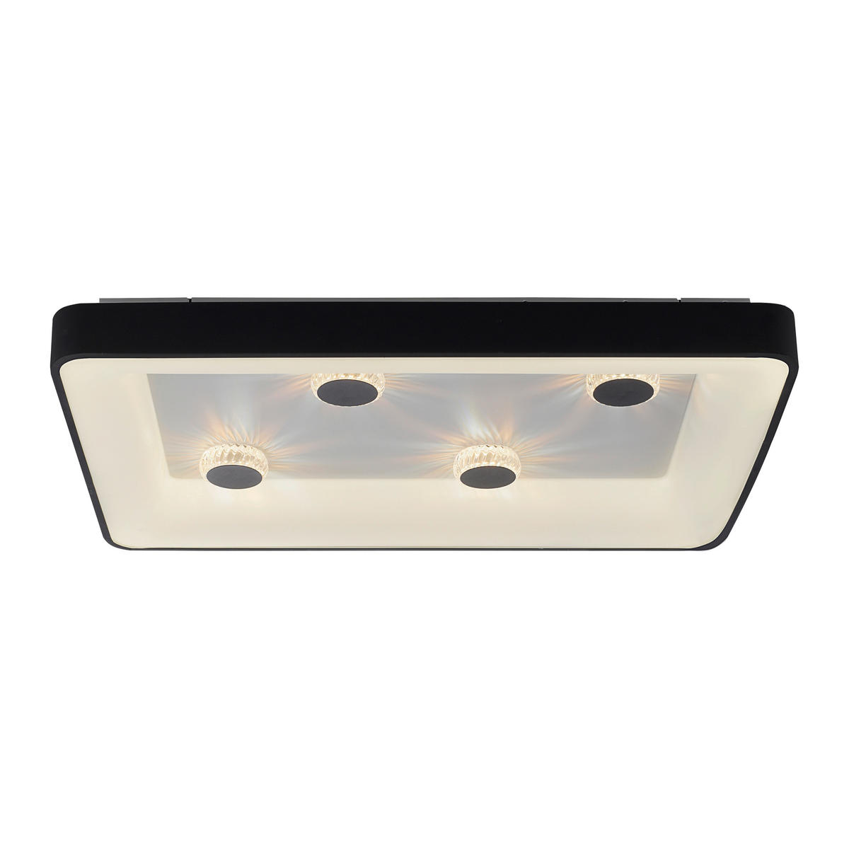 LED-DECKENLEUCHTE 90,5/60,5/10,5 cm   - Basics, Kunststoff/Metall (90,5/60,5/10,5cm)