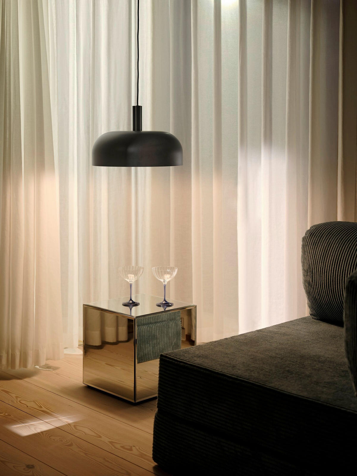 HÄNGELEUCHTE 40/26 cm  - Schwarz, Design, Metall (40/26cm) - Nordlux