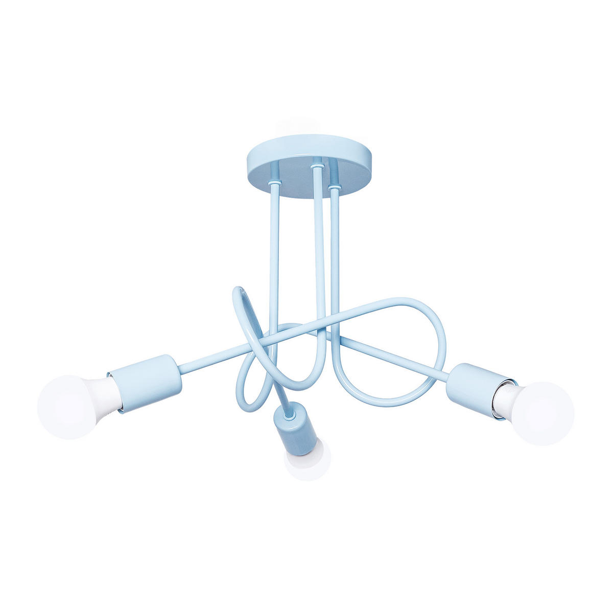 KINDERDECKENLEUCHTE Oxford   - Pastellblau, KONVENTIONELL, Metall (30/45/45cm)