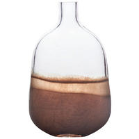 VAZA 33,5 cm  steklo  - bež/rjava, Basics, steklo (33,5cm) - Leonardo