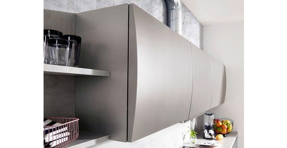 EINBAUKÜCHE   - Grau, Design, Holzwerkstoff - Novel