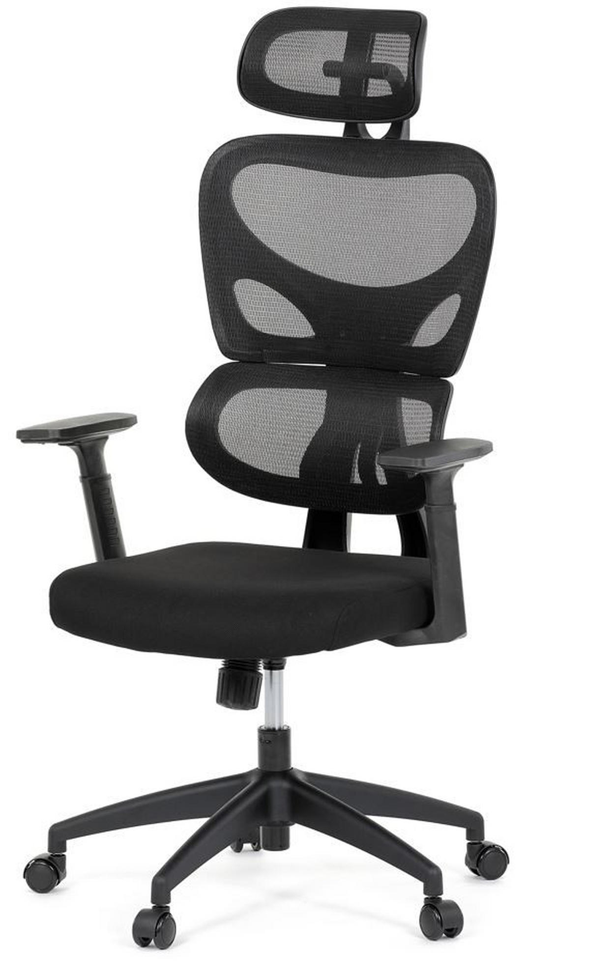 KANCELÁŘSKÉ KŘESLO, černá - černá, Moderní, textil (69/62/120-127cm) - Xora