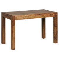 JEDILNA MIZA, masivno indijski rožni les barve indijskega rožnega lesa  - barve indijskega rožnega lesa, Moderno, les (120/76/60cm) - MID.YOU