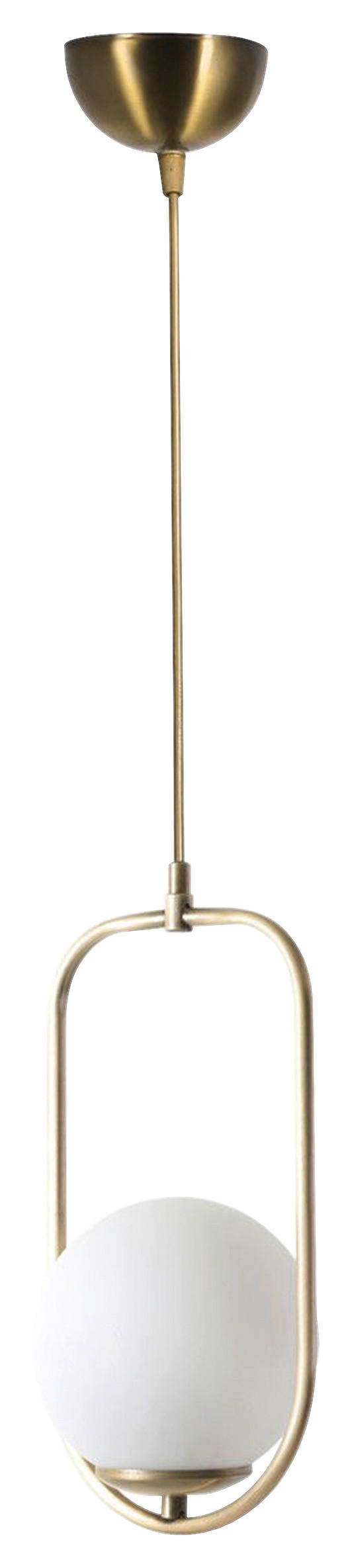 DECKENLEUCHTE     - Weiß/Kupferfarben, Trend, Metall (70/18/18cm) - P & B
