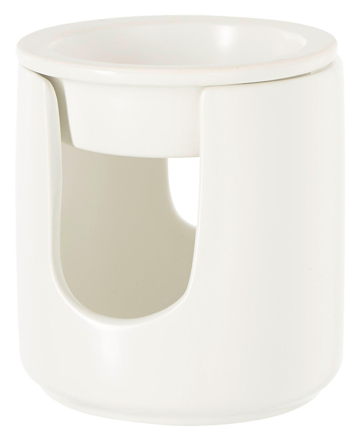 DUFTLAMPE 9/9,5 cm  - Weiß, Basics, Keramik (9/9,5cm)