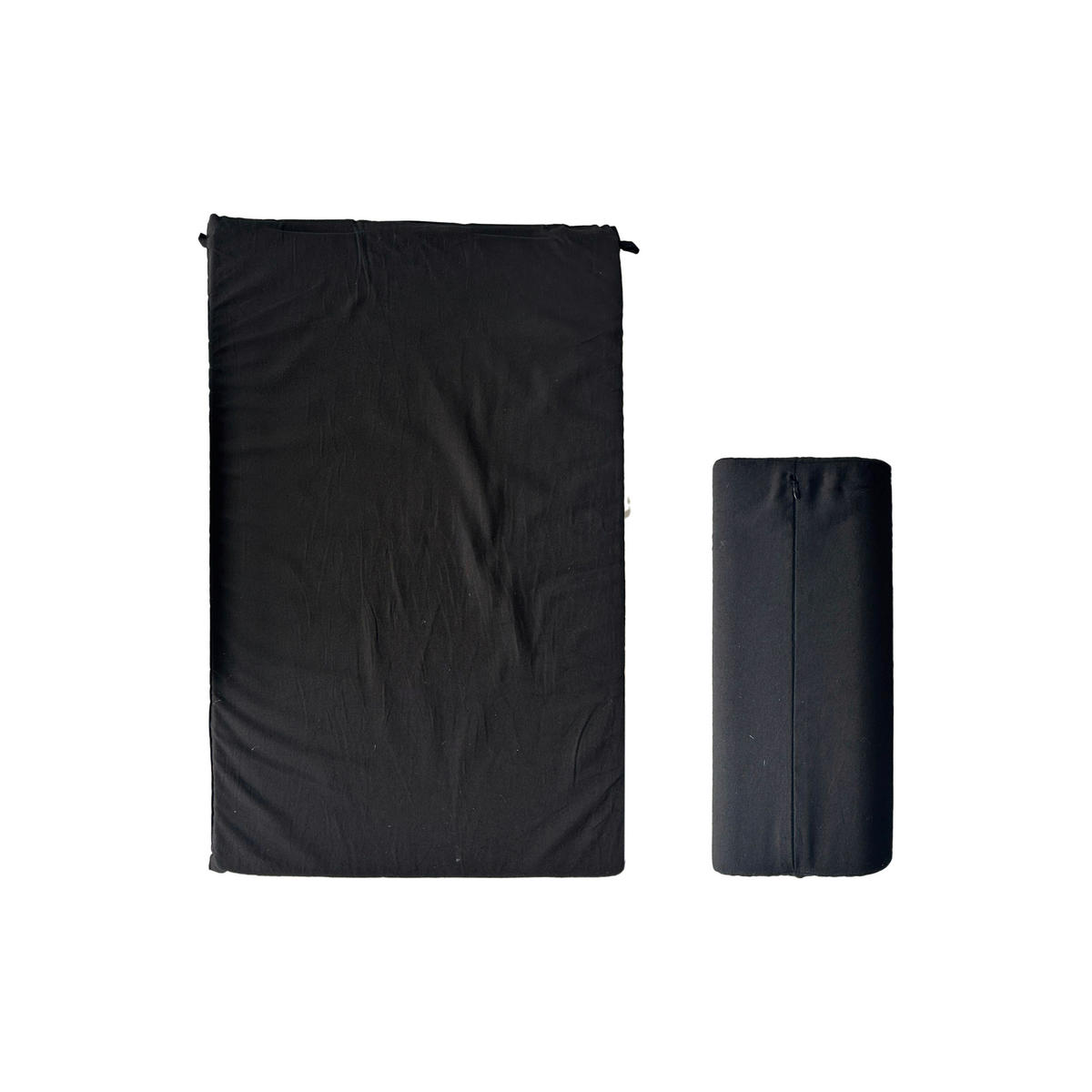 YOGAMATTE - Schwarz, Basics, Kunststoff/Textil - Ambia Home