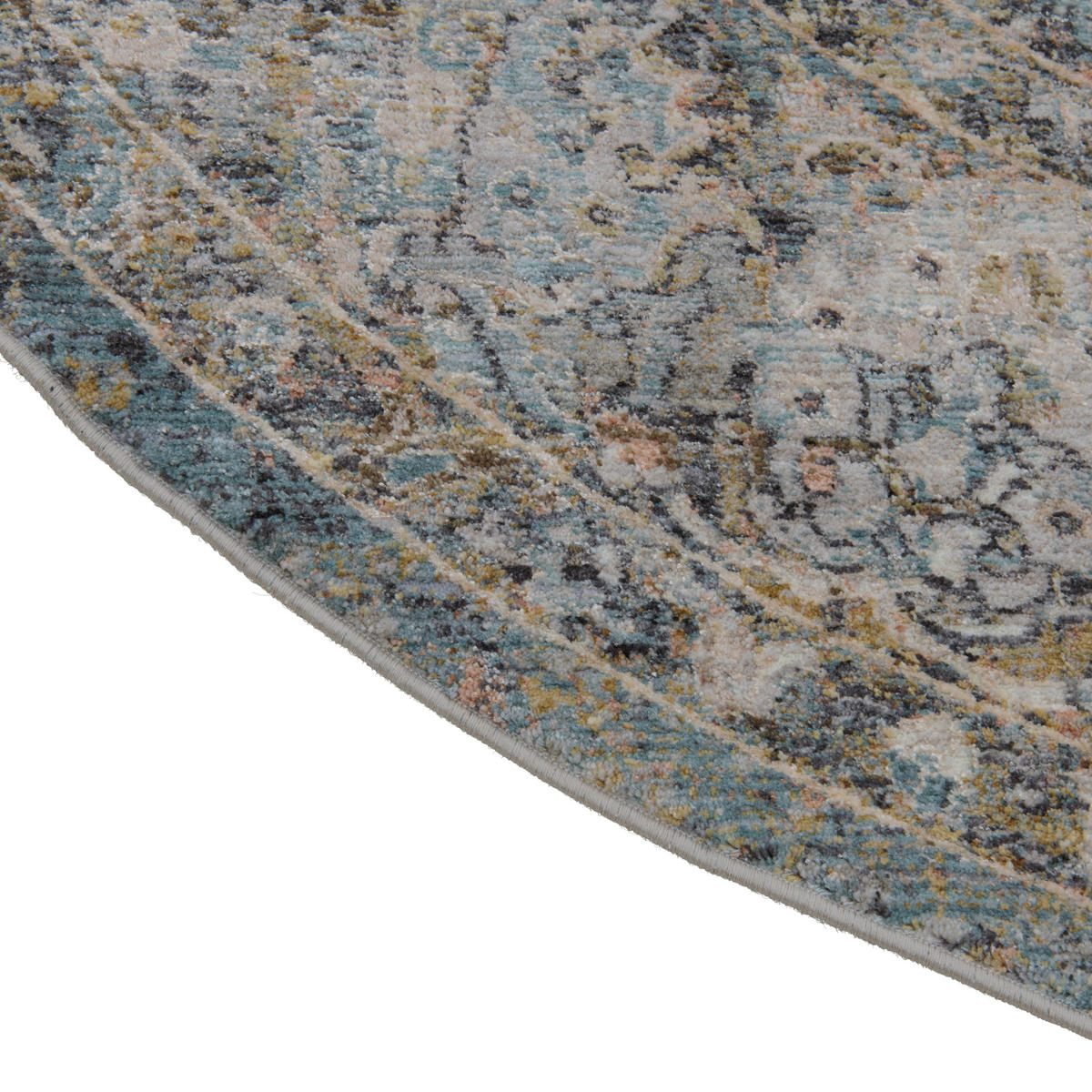 VINTAGE-TEPPICH 200 cm Paulien Blau, Grau  - Blau/Grau, LIFESTYLE, Kunststoff/Textil (200cm) - Dieter Knoll
