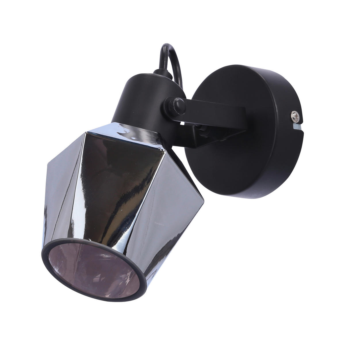 STRAHLER 19/9/16 cm   - Schwarz, Design, Glas/Metall (19/9/16cm)