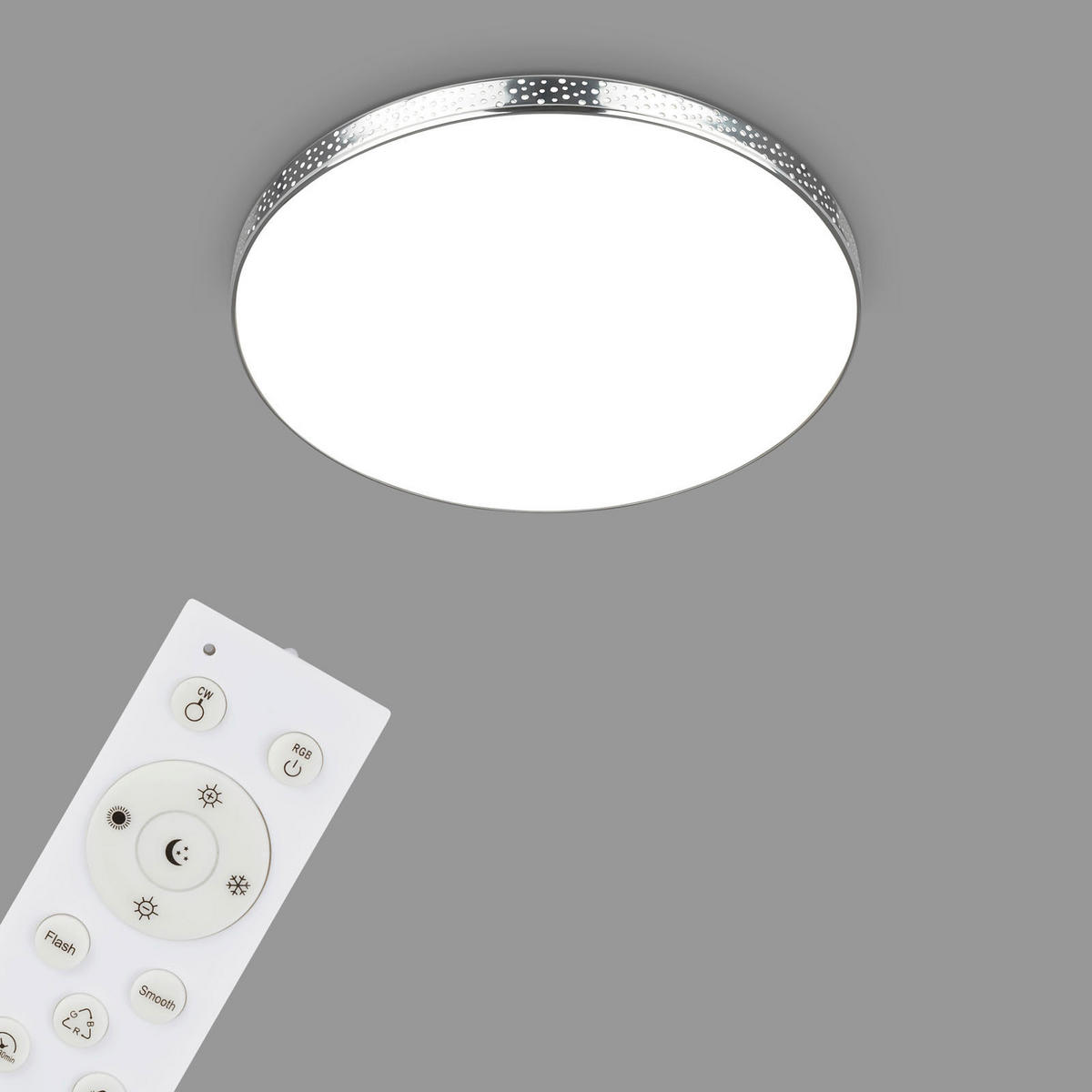 KUPAONSKA LED SVJETILJKA STRO  - boje kroma, Basics, metal (35,5/6,5cm)