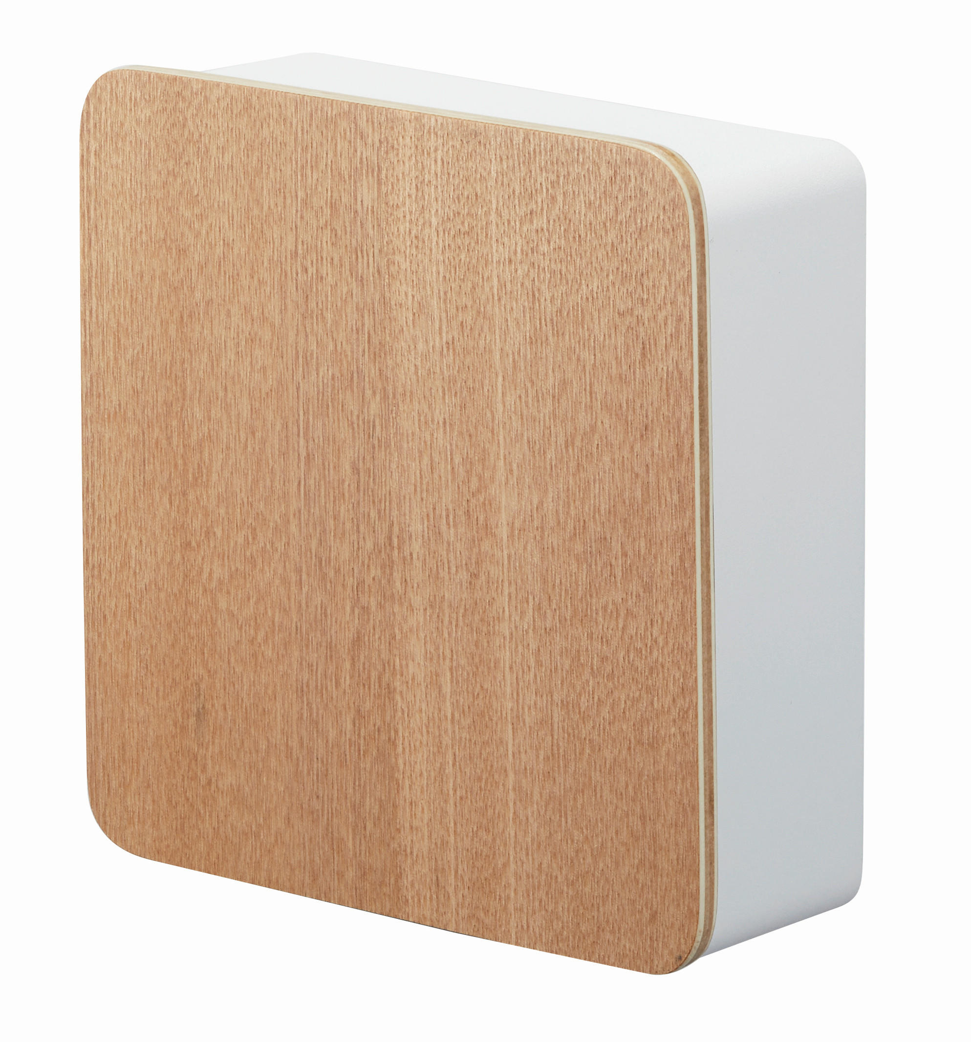 SCHLÜSSELHALTER - Weiss, Basics, Holz/Metall (15,8/5,7/15,8cm)