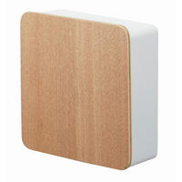 SCHLÜSSELHALTER - Weiss, Basics, Holz/Metall (15,8/5,7/15,8cm)