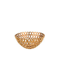 DEKOSCHALE - Goldfarben, Basics, Metall (32/32/15cm) - Ambia Home