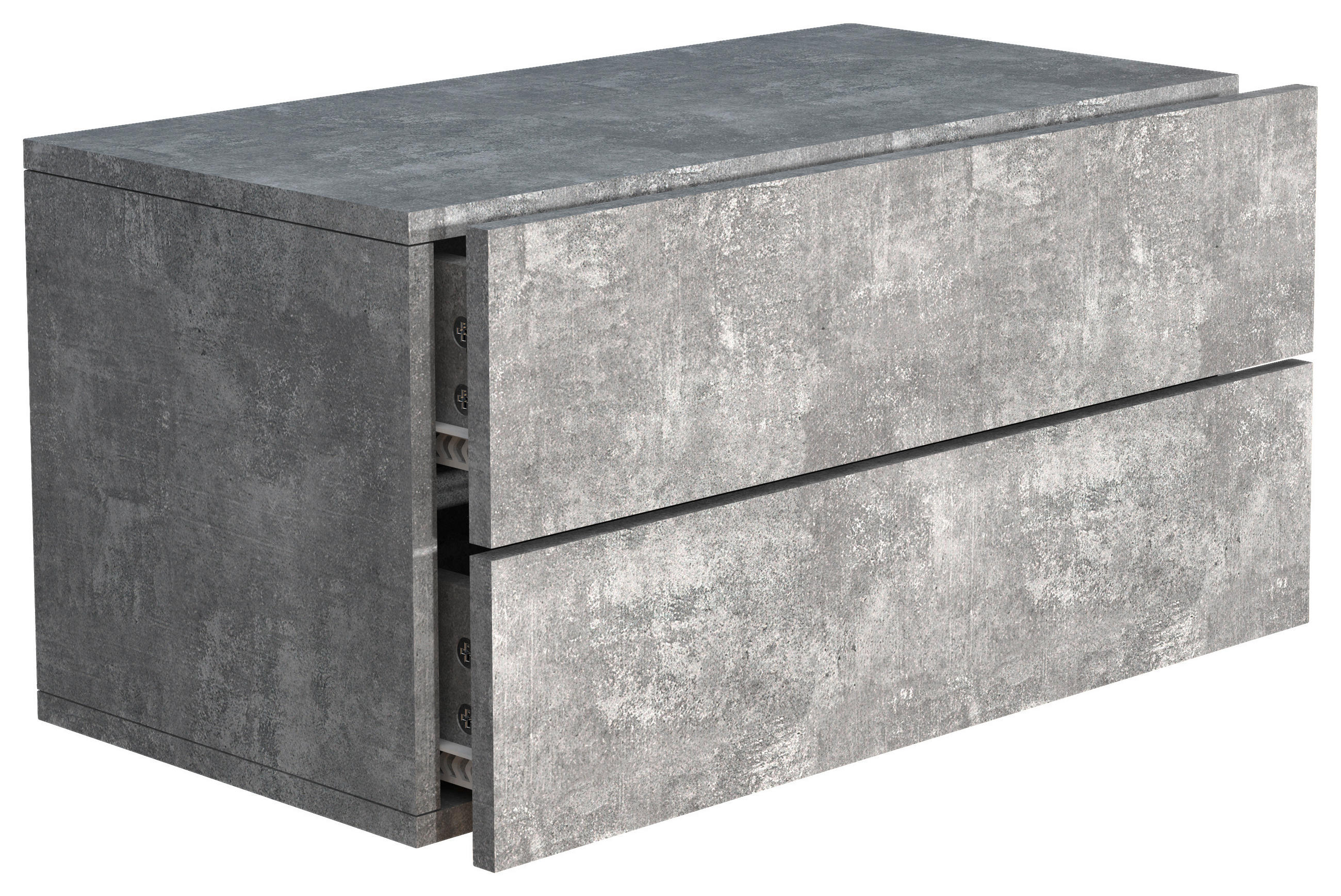 NACHTSCHRANK 60/30/32 cm - Grau, MODERN, Holzwerkstoff (60/30/32cm) - MID.YOU