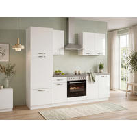 KUHINJSKI BLOK BREZ APARATOV - bela, Moderno, leseni material (240cm) - Boxxx